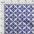 thumbnail image 2 of oneOone Cotton Poplin Royal Blue Fabric Mosaic Fabric For Sewing Printed Craft Fabric By The Yard 56 Inch Wide, 2 of 6