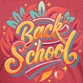 thumbnail image 3 of CafePress - Back To School Lettering T Shirt Design Men's Deluxe T Shirt - Mens Tri-blend T-Shirt, 3 of 4