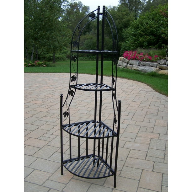 Oakland Living Corner Shelf Plant Stand