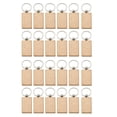 thumbnail image 1 of 24 Piezas de Madera en Blanco Rectangular Etiquetas Llaveros de Madera para Manualidades DIY, 1 of 5