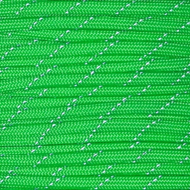 Paracord Planet 10', 25', 50', 100' Hanks & 250', 1000' Spools of Parachute 550 Cord Type III 7 Strand Reflective Paracord in Over 30 Colors
