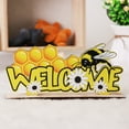 thumbnail image 4 of JWshufel Bee Decor Centerpiece for Parties and Weddings with Cute Mini Wood Ornaments Suit for Home Table Shelf Tiered Tray and Festival Decoration Favors with Bumblebees, 4 of 5