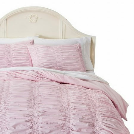 simply shabby chic pink ruched 2 pc duvet cover set twin size bedding walmart com simply shabby chic pink ruched 2 pc duvet cover set twin size bedding walmart com