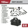 thumbnail image 6 of Hyper Tough 89-Piece Black Household Tool Set with 12-Pocket Tool Bag, 6 of 14