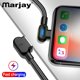 thumbnail image 2 of Marjay 90 grados Micro USB tipo C Cable 1M 2M carga rápida LED Cable para Samsung Xiaomi Huawei Android Cable USB tipo C cargador Tan Jianjun unisex, 2 of 2