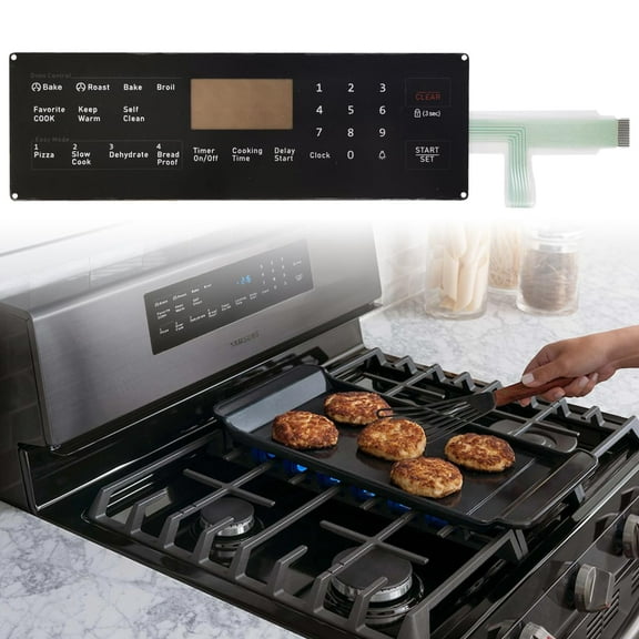 DG34-00027B Membrane Switch Touchpad Replacement Compatible with Samsung Range Oven NX58H5600SS, NX58J5600SG, NX58F5700WS, NX58M5600SB