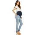 thumbnail image 6 of Sofia Jeans by Sofia Vergara Rosa Curvy Ankle Full Band Maternity Jeans, Sizes S-XXL, 6 of 7