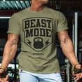 thumbnail image 3 of Gymish Beast Mode Workout Shirt for Men – Gym Lifting T-Shirt, Mens Gym Shirt, Motivational Gym Clothes, Athletic Workout Wear, 3 of 6