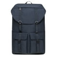 thumbnail image 1 of Mochila de lona vintage Kaukko Mochila de senderismo para viajes al aire libre Mochilas escolares KAUKKO KD01-Black, 1 of 5