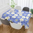 thumbnail image 5 of Coolnut Daisy Flower Tablecloth 60"x108", Waterproof Washable Polyester Square Table Cover, Durable Tablecloth for Kitchen Dining Table Party Decor, 5 of 7