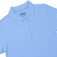 thumbnail image 2 of 3-Pack Junior's Short Sleeve School Uniform Pique Polo Shirt (S-3XL), 2 of 6