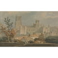thumbnail image 3 of Joseph Mallord William Turner 18x13 Black Modern Framed Museum Art Print Titled - View of Ely Cathedral (ca. 1796), 3 of 5