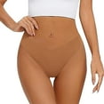 thumbnail image 2 of Tanga sin costuras de seda helada de cintura baja para mujer - Poliéster, transpirable, S-XXL, 2 of 3