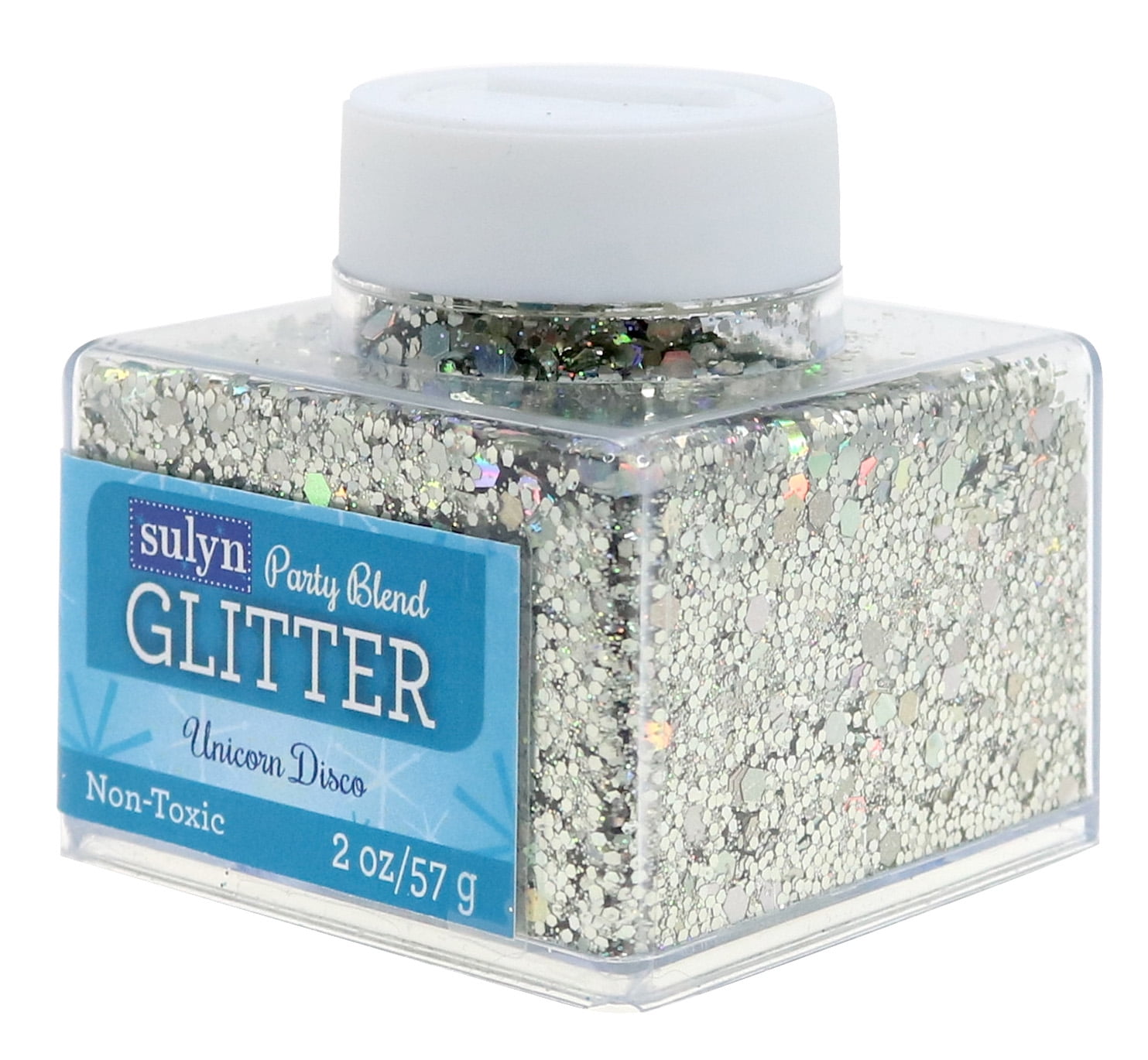 Sulyn Chunky Glitter Bright Party Blend Bundle, Chunky Jumbo Confetti  Glitter for Crafts, Pink, White, Silver, & Blue Glitter, 4 Pack