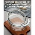 thumbnail image 3 of Clear Round Glass Casserole Dish with Lid - Microwave, Oven, Freezer & Dishwasher Safe (1.5L), 3 of 6