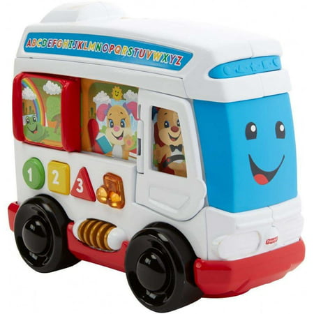 Fisher-Price Laugh & Learn Learn Around Town Bus with Songs &
