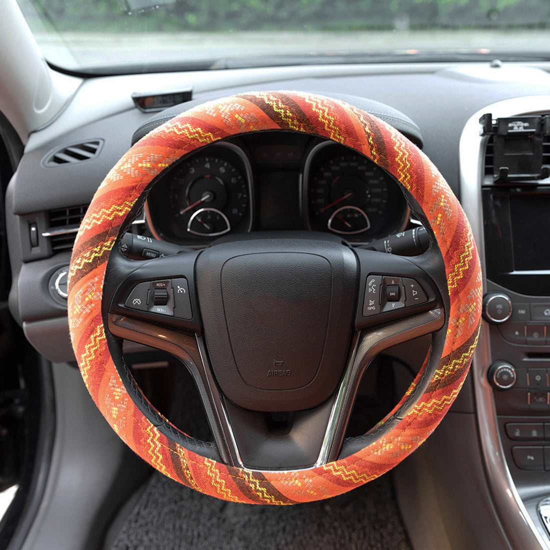 Steering Wheel Cover fit Buick Universal-15Inch-Sew-By-Yourself 