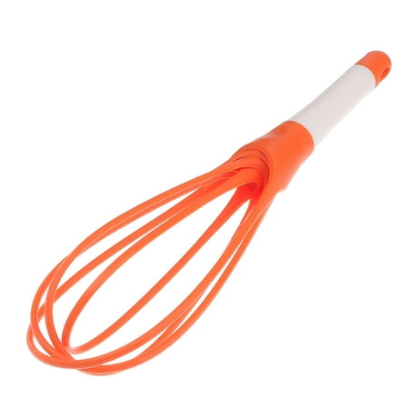 

10 Inches Hand Egg Mixer Silicone Balloon Whisk Milk Cream Frother Kitchen Utensils for Blending Stirring (Random Color)