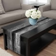 thumbnail image 4 of Gray Table Runner 72 Inches Long, Retro Oil Painting Modern Abstract Art Aesthetics Kitchen Coffee Dining Table Decoration for Home Party Birthday Wedding Home Decor 14x72 Inches, 4 of 8