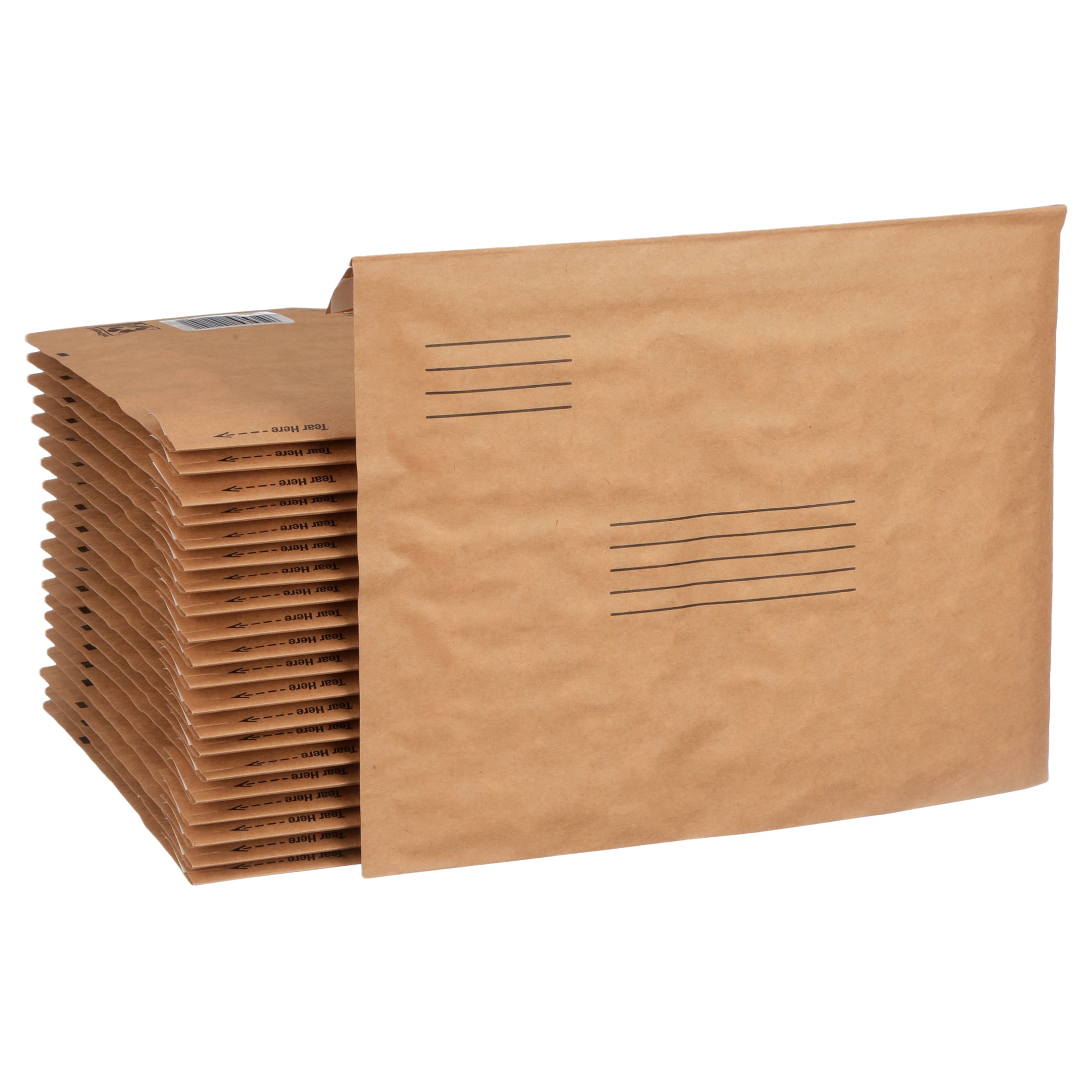 Duck Self-Seal Recyclable Paper Mailer #2, 10.7 x 8.8", Solid Print, 20 Pack