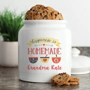 Amanda McGee 'Happiness is Homemade' Personalized Cookie Jar
