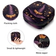 thumbnail image 3 of Halloween Period Pouch Sanitary Napkin Pouch Travel Makeup Bag Small under Clothes Travel Pouch - 4.7x6.6x6.6 in. Velvet, Sponge, 3 of 6