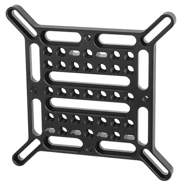 Multipurpose Cheese Plate with 75 X 75Mm & 100 X 100Mm for Mount for Monitor Bracket Photography Video Accessories