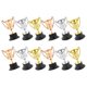 thumbnail image 5 of 12 Uds copa de trofeo competición de fiesta trofeo de plástico en forma de copa de trofeo premio de ceremonia para niños, 5 of 6