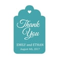 thumbnail image 1 of 100 PCS Custom Made Hang Tags Personalized Wedding Favor Thank You Gift Tags, 1 of 1