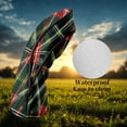 thumbnail image 7 of Golf Head Covers for Woods and Driver Waterproof Leather Golf Club Head Covers for Women Men Golf Driver Fairway Wood Headcover Dark Green Tartan Design, 7 of 7