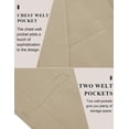 thumbnail image 5 of COOFANDY Men's Casual Blazers Knit Sports Jackets Lightweight One Button Khaki Blazers, 5 of 6