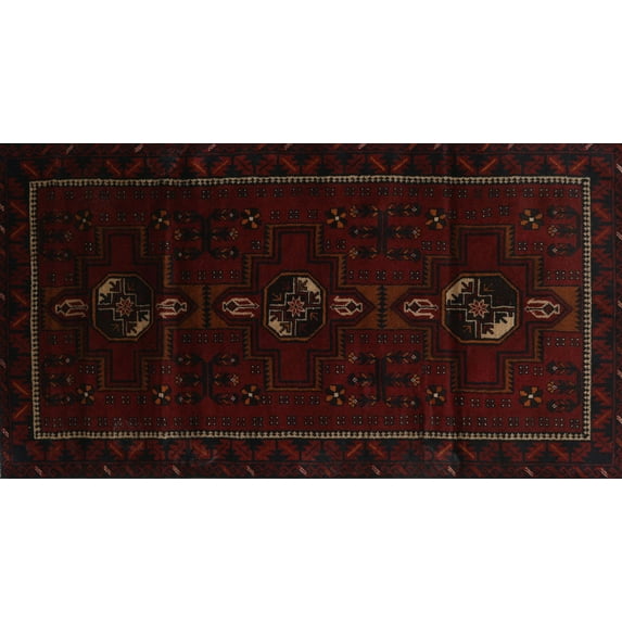 Ahgly Company Indoor Rectangle Traditional Mid Gray Persian Area Rugs, Swatch Sample