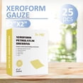 thumbnail image 2 of Parche de vendaje Dr.Med Xeroform Petrolatum, 2x2-25 unidades/caja, 2 of 6