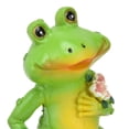 thumbnail image 3 of Resin Frogs Sculpture with Welcome Sign - Durable Waterproof Garden Statue, Outdoor Indoor Yard Terrace Lawn Decor, 25x18cm, 3 of 9