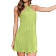 thumbnail image 1 of Fankiway Mode Femmes Été Casual Sans Manches en Métal Licol Robe Femmes Plage Sundresses Grande Taille Femmes Robes de Plage Robes pour Femmes, 1 of 6