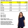 thumbnail image 4 of Camisa casual de manga corta para mujer, talla grande, talla grande, talla 4XL JM, 4 of 5