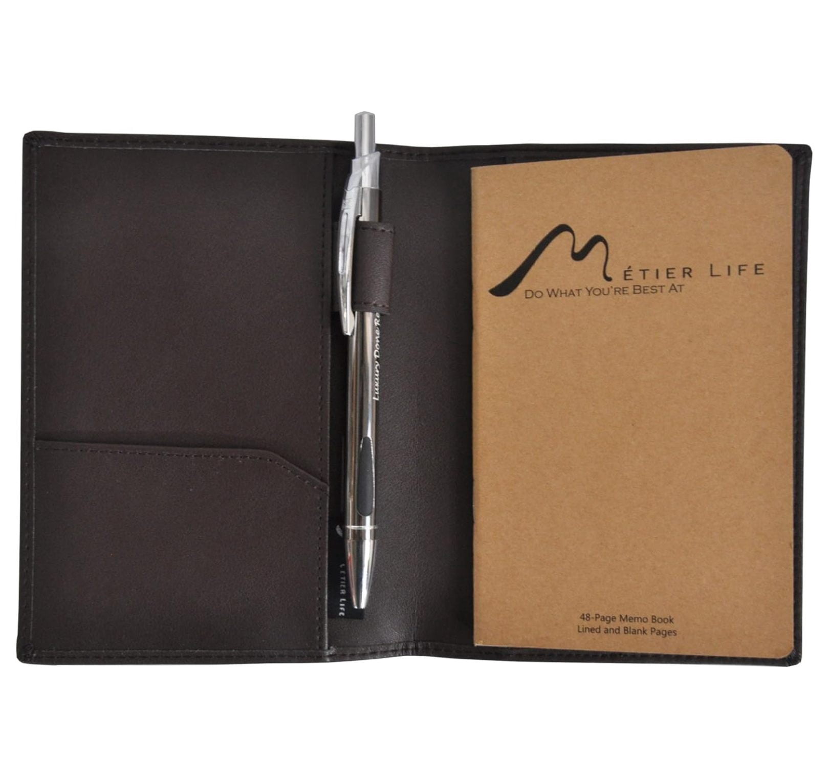 Field Notes / Moleskine Pocket Notebook Cover - Canvas with Vegan Leather