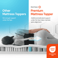 thumbnail image 4 of Dormeo Premium Mattress Topper Queen Bed Cooling Mattress Pad with Octaspring Technology, 4 of 9