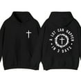 thumbnail image 5 of Unisex Christian Hoodie, “A Lot Can Happen in 3 Days” Bible Verse Graphic Pullover, Jesus Easter Faith Hooded Sweatshirt for Men and Women, Sizes S–5XL, 5 of 7