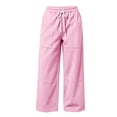 thumbnail image 4 of Sentmoon Sweats for Women Elastic Waist Active Fit Pants with Pockets Solid Color Loose Long Women Casual Pants Fall S-3XL, 4 of 8