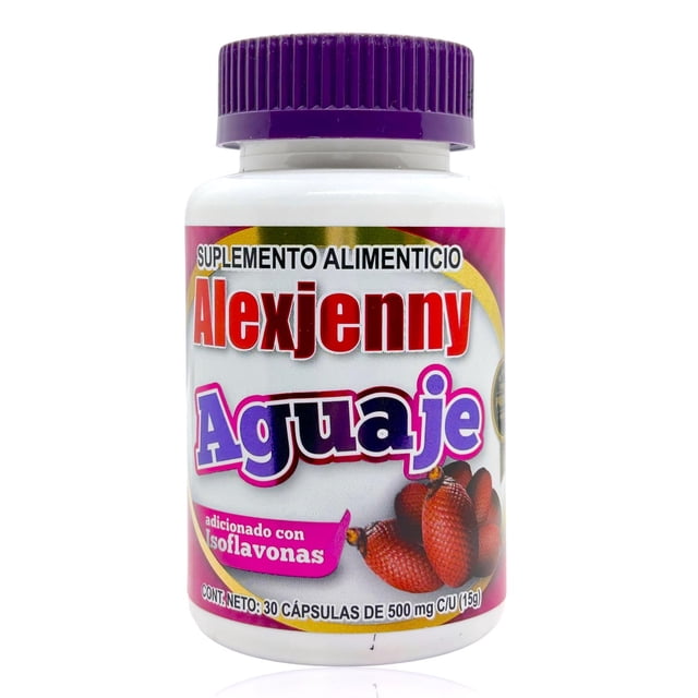 Aguaje CON Isoflavonas 30 Cápsulas FER Y GRECO ALEXJENNYAGUAJE