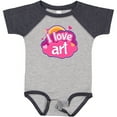 thumbnail image 3 of Inktastic Artist I Love Art Girls Baby Bodysuit, 3 of 5