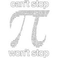 thumbnail image 3 of CafePress - Can't Stop Won't Stop - 15 oz Ceramic Large White Novelty Mug, 3 of 4