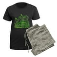 thumbnail image 5 of CafePress - Drunk Frogs Women's Dark Pajamas - Women's Short Sleeve Print T-Shirt and Pants Dark Cotton Pajama Set, 5 of 7