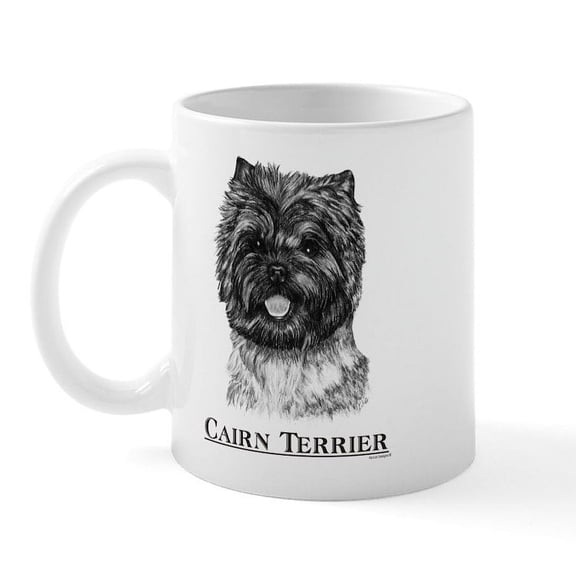 CafePress - Cairn Terrier Dog Breed Mug - 11 oz Ceramic Mug - Novelty Coffee Tea Cup