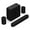 Black, variant on Sonos Premium Immersive Set with Beam Soundbar (Gen 2), Sub 4 Subwoofer, & Pair of Era 100 Wireless Speakers (Black)