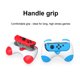 thumbnail image 1 of Empuñadura De Mando 2 uds controlador empuñadura accesorios cómodos para interruptor OLED (rojo + azul), 1 of 8