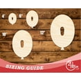thumbnail image 3 of Unfinished Wood Balloon Letter O Shape | DIY Craft Cutout | up to 46" DIY 36" / 3/4", 3 of 3