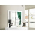 thumbnail image 7 of 41 in. x 41 in. Classic Square Wood Framed Dresser Mirror - White, 7 of 7