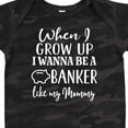 thumbnail image 4 of Inktastic Banker Like Mommy Future Job Boys or Girls Baby Bodysuit, 4 of 5